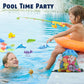 CozyBomB Magnetic Fishing Game for Kids | Bath Pool Toys Set for Water Table Learning Education Fishin for Bathtub Fun with Anim