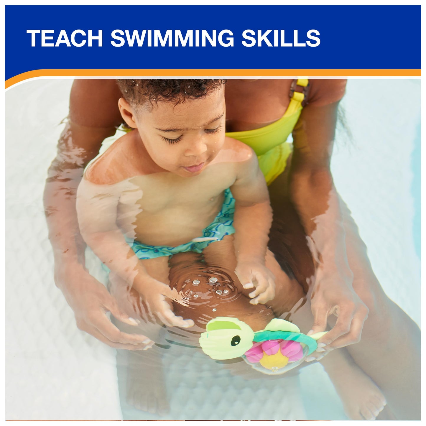 SwimWays Water Wheel Turtle, Kids Pool Accessories & Swimming Pool Toys, Turtle-Themed Water Toys and Pool Toys for Kids Ages 2