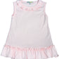 Dakomoda Baby Girls ' Pink Polka Dot Ruffled Dress & Diaper Cover - 100% Pima Cotton 18-24 Months