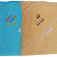 FancyAdda Branded Baby Hooded Towels (Pack of 2, 100% Soft Cotton) (Pink || Blue)