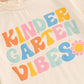 Toddler Baby Girl Back To School Outfit Kindergarten Pre K First Grade Short Sleeve T-Shirt First Day Of School Tops (Kindergart