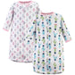 Hudson Baby Unisex Baby Cotton Long-Sleeve Wearable Sleeping Bag, Sack, Blanket, Girl Cactus, 0-3 Months