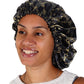 Olivia Sylx - Satin & Silk Toddler Bonnet - Sleep Cap For Girls, Hair Cover For Sleeping - Adjustable (Chains, One Size)