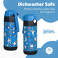Jarlson    Kids Water Bottle - Mali - Insulated Stainless Steel Water Bottle With Chug Lid - Thermos - Girls/Boys (Space  'Mosai