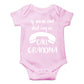 If Mom And Dad Say No Call Grandma - Funny Baby Essentials Bodysuit - Cute Newborn Boy Clothes (12 Months, Pink)