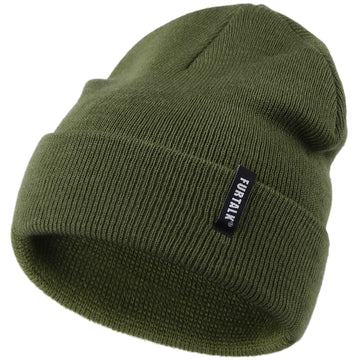 Furtalk Toddler Beanie Baby Boys Girls Beanies Kids Knit Winter Hats For 0-8 Years Green