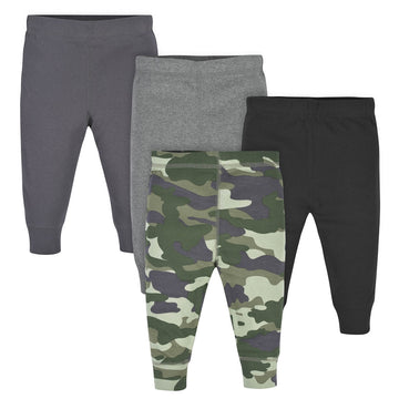 Gerber Baby Boys' Multi-Pack Pants, Camo/Gray, 18 Months