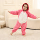 Lolanta Shark Jumpsuit Kids One Piece Animal Costumes For Kids Halloween Fancy Dress(Rose Red, 4-6 Years)