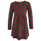 Hudson Baby Baby Girls Cotton Dresses Casual Dress, Christmas Plaid, 3-6 Months Us