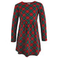 Hudson Baby Infant And Toddler Girl Cotton Dresses, Christmas Plaid, 12-18 Months