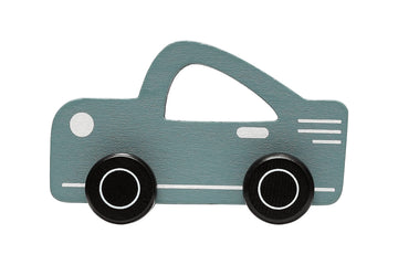 Pearhead Wooden Toy Car, Push and Pull Montessori Baby and Toddler Toy, Gender-Neutral Push Toy, Baby Girl or Baby Boy Nursery A