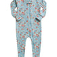 Vaenait Baby Toddler Boys Girls Solid Footie Pajama Cozy Modal Flowermint 6-9M