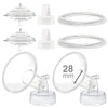 Maymom Pump Parts Compatible With Spectra S2 Spectra S1 Spectra 9 Plus Breastpump, Incl 28Mm Flange Valve Tubing Backflow Protec