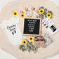 11 Pcs Pregnancy Announcement Set, Pregnancy Reveal Ideas Include Felt Letter Board Sonogram Picture Frame Baby Bodysuit Baby So