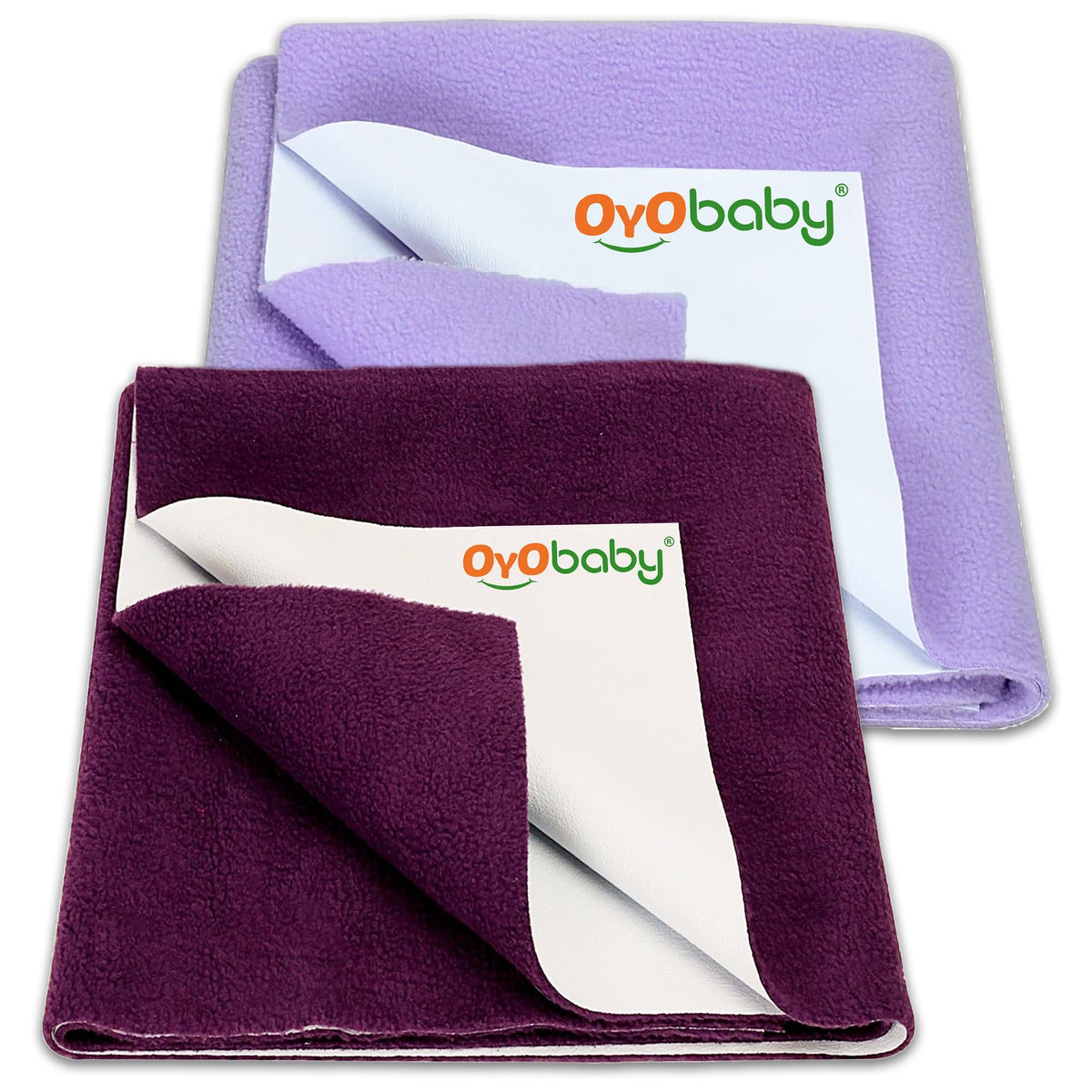 Oyo Baby Waterproof Baby Bed Protector Dry Sheets For New Born Babies | Reusable Mats | Cot & Bassinet Gift Pack (Gift Pack 2, P