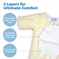 Baby Merlins Magic Sleepsuit - Swaddle Transition Product - Microfleece - Yellow - 6-9 Months