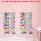 2 Pack Hair Bows Holder Organizer For Girls Baby Headband Hair Bows Holder Hanging Hair Bow Organizer Head Band Holder Storage F
