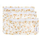 Bumkins Travel Bag, Toiletry, Tsa Approved Pouch, Zip Bag, Quart Size Airline Compliant, Clear-Sided, Baby, Diaper Bag Organizat