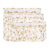 Bumkins Travel Bag, Toiletry, Tsa Approved Pouch, Zip Bag, Quart Size Airline Compliant, Clear-Sided, Baby, Diaper Bag Organizat