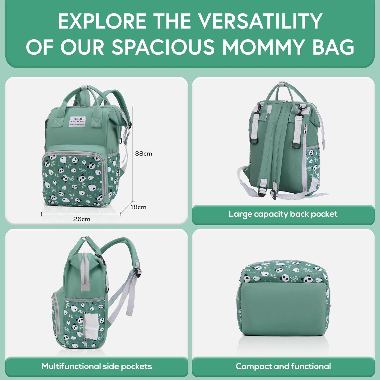 Small Diaper Bag Backpack - Baby Boy Diaper Bag - Multifunction Waterproof Baby Bags For Boys - Paaleras Para Bebe - Toddler Dia