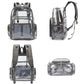 Yusudan Clear Diaper Bag Backpack For Baby Girls Boys, Mom Nappy Bags For Women (Grey)