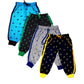 LOVO Girls and Boys Cotton Printed Payjama Lowers (Multicolor, 45 Years) Set of 4