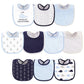 Hudson Baby Unisex Baby Cotton And Polyester Bibs, Im Whaley Handsome, One Size