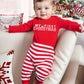 Von Kilizo Baby Girl Christmas Outfit Baby Girl Long Sleeve Rompers Striped Pant Sets My First Christmas Baby Girl Outfit Infant