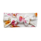 Florida Kid Co. Plumeria Ultra Soft Newborn Headband Bow, Viscose From Bamboo With Spandex Stretchy Material