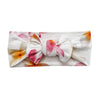 Florida Kid Co. Plumeria Ultra Soft Newborn Headband Bow, Viscose From Bamboo With Spandex Stretchy Material