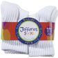 Jefferies Unisex Child Sport Crew 6 Pk - White - 9-1