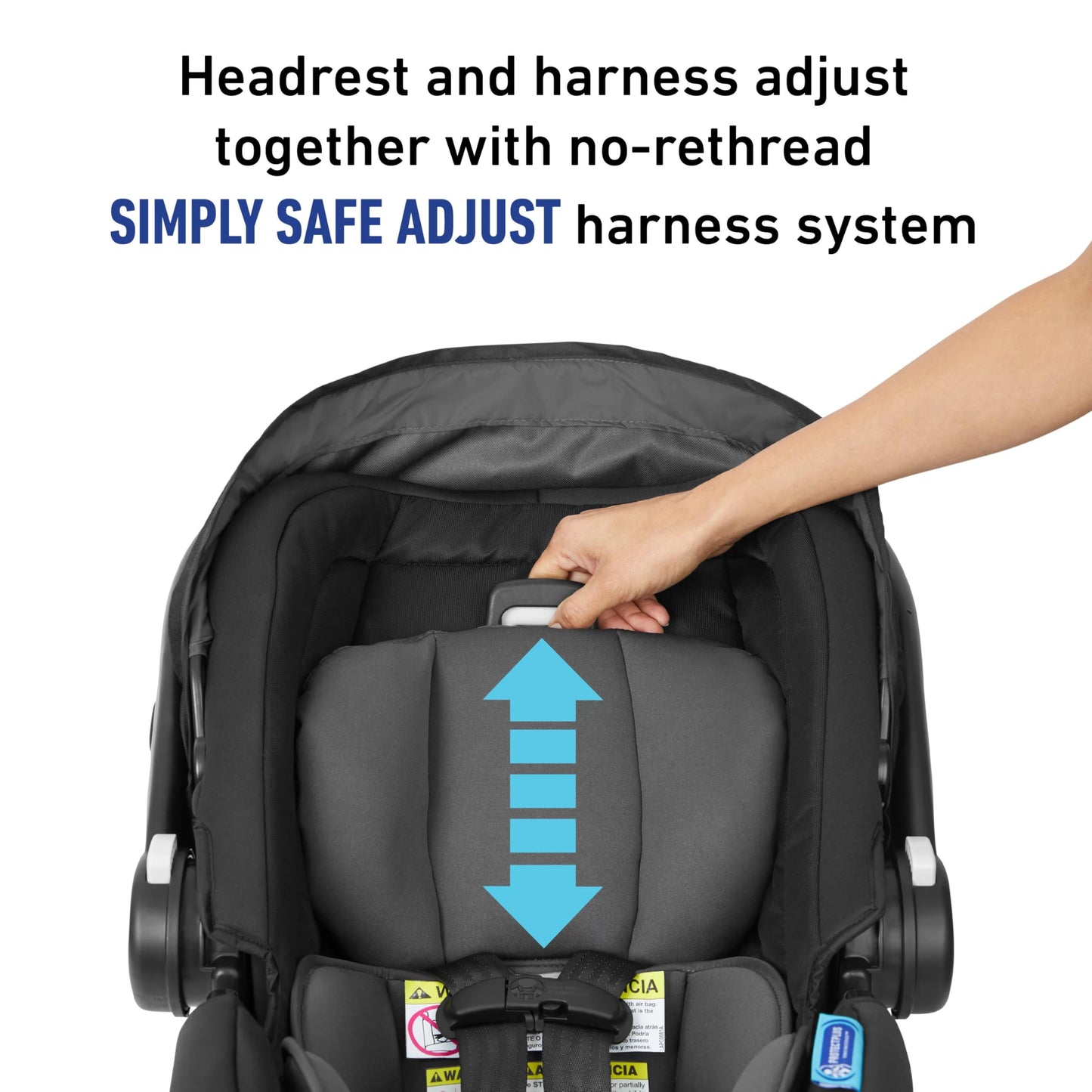 Graco Snugride Snugfit Infant Car Seat With Simply Safe Adjust Harness System, Baby Car Seat With Anti Rebound Bar, Gotham