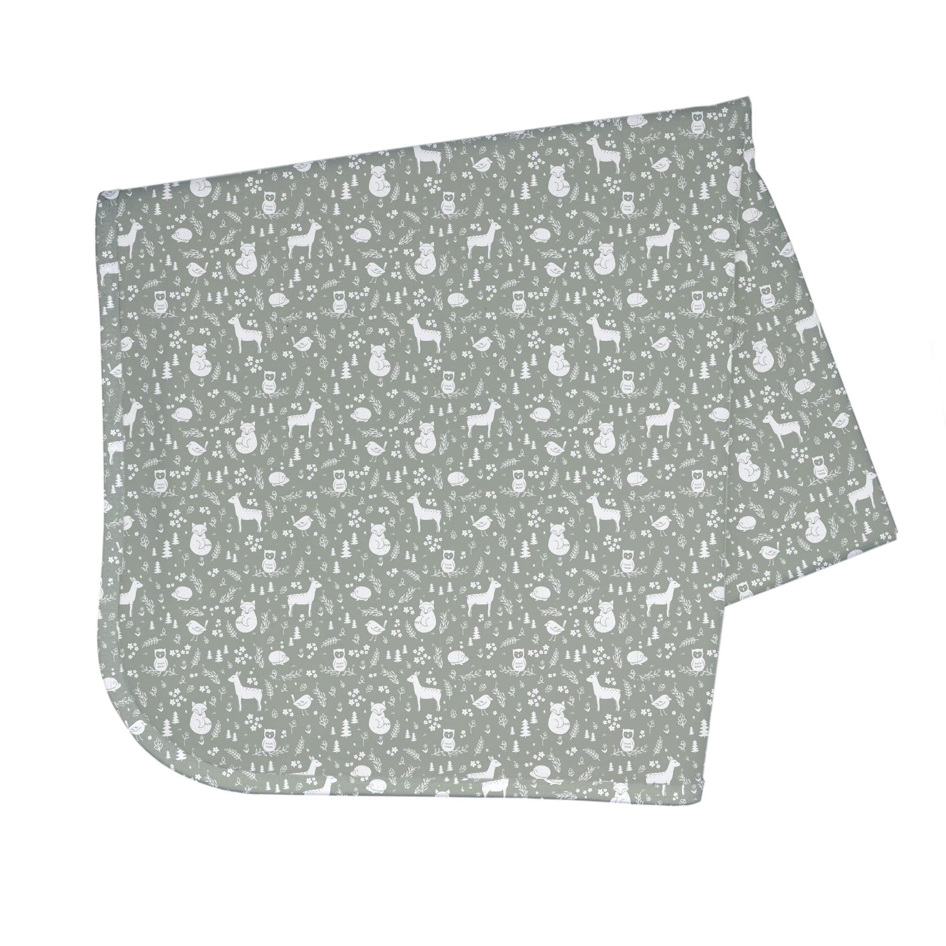 Bapronbaby Forest Friends Splash Mat - Waterproof Catch-All For Under High Chairs, Floors, Tables, Playtime Or Arts & Crafts - M