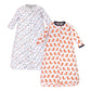 Hudson Baby Unisex Baby Cotton Long-Sleeve Wearable Sleeping Bag, Sack, Blanket, Foxes, 3-9 Months