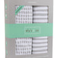 Elys & Co. Waterproof Crib Sheet/Toddler Bed Sheets - All-in-One Mattress Protector and Fitted Sheet - Soft Jersey Cotton, Grey 