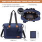 Lovevook Diaper Bag Tote, Large Baby Tote Bag, Travel Diaper Tote For Mom And Dad With Changing Pad And First Aid Bag,Navy Blue