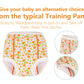 Alvababy Potty Training Pants Cotton Toddler Infant Baby Toilet Training Pants Absorbent Reusable Girls 3 Years Old Floral 4 Yea