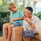 Packit Freezable Snack Bag, City Charcoal, Built With Ecofreeze Technology, Foldable, Reusable, Zip Closure, Designed For Keepin