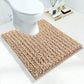 Yimobra Luxury Toilet Rug, U-Shaped Shaggy Contour Mat For Bathroom, 244 X 204 Inches, Soft Comfortable Toilet Floor Mat, Maximu