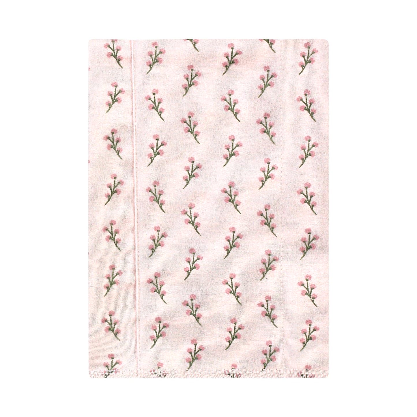 Hudson Baby Unisex Baby Cotton Flannel Burp Cloths, Soft Painted Floral 7 Pack, One Size