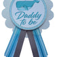 2 Mommy & Daddy To Be Pin Whale Ocean Baby Shower It'S A Boy For Parents To Wear, Blue & White Sprinkle