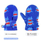 American Trends Lined Fleece Toddler Mittens Kids Winter Warm Gloves Child Ski Gloves Waterproof Snow Baby Mitten For Boys Girls