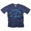 Wes And Willy Ncaa Kids Ss Organic Cotton Tee Shirt, Villanova Wildcats, Midnight, 6