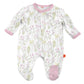 Magnificent Baby Baby Magnetic Modal Footie My Little Garden 6 - 9 Months