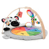 Baby Einstein Zen'S Activity Milestones Plush Gym With Wooden Bar, For Infant To Toddler, 0-12 Months, Machine Washable