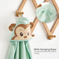 Hooded Baby Towels For Newborn Toddler Boys Girl 35X35 Inches - Mint Green Soft Bamboo Bath Towel With Hood - Baby Essentials In