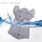 Yoyoo Premium Baby Bath Towel - Viscose Derived From Bamboo, Baby Hooded Towels - Newborn Essential Cute Grey Little Elephant -P