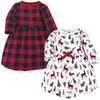 Hudson Baby Infant And Toddler Girl Cotton Dresses Forest Deer, 5 Toddler