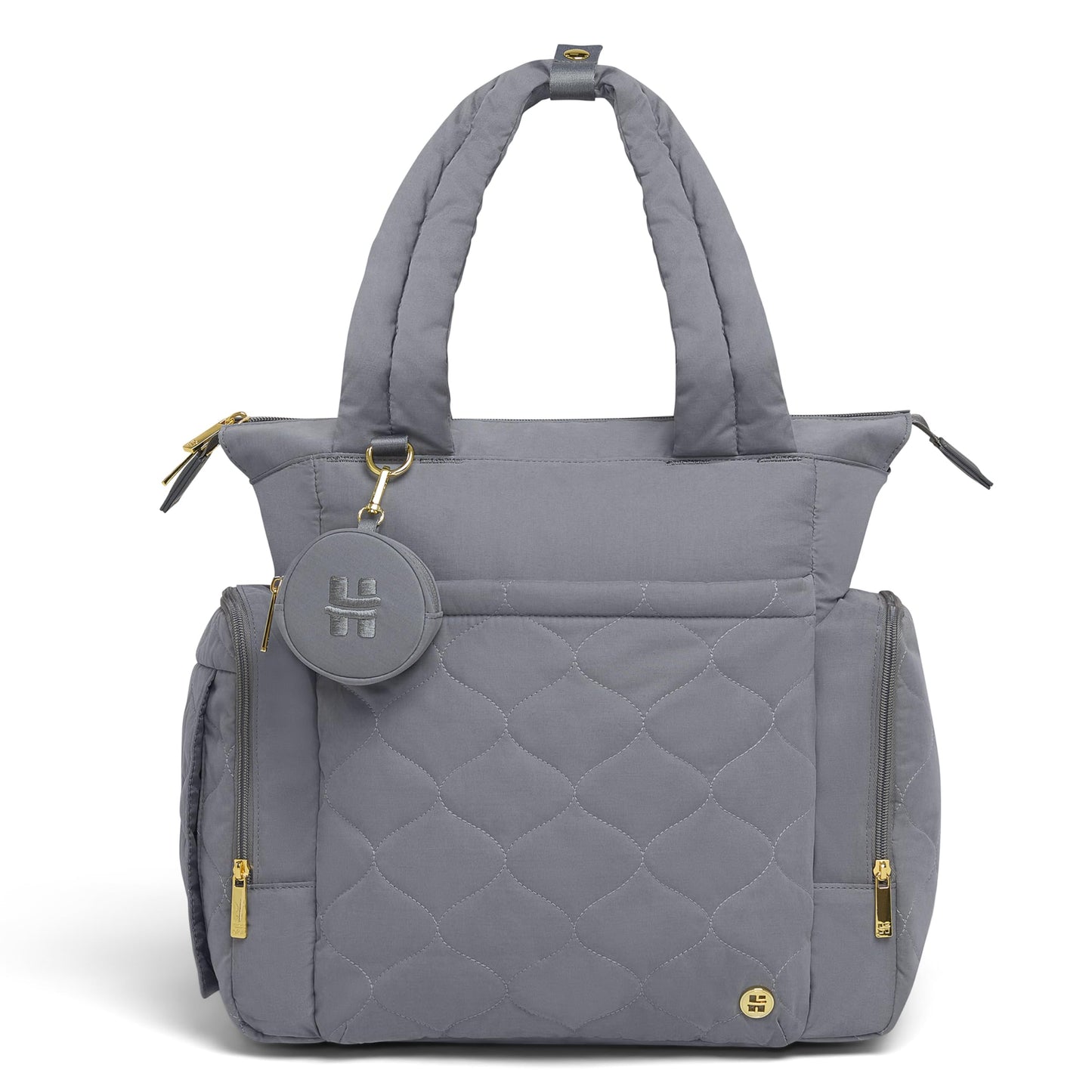 Huggies Cozy Hugpack Tote Diaper Bag, Quiet Smoke Quilted