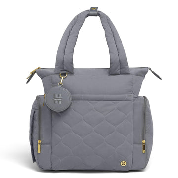 Huggies Cozy Hugpack Tote Diaper Bag, Quiet Smoke Quilted